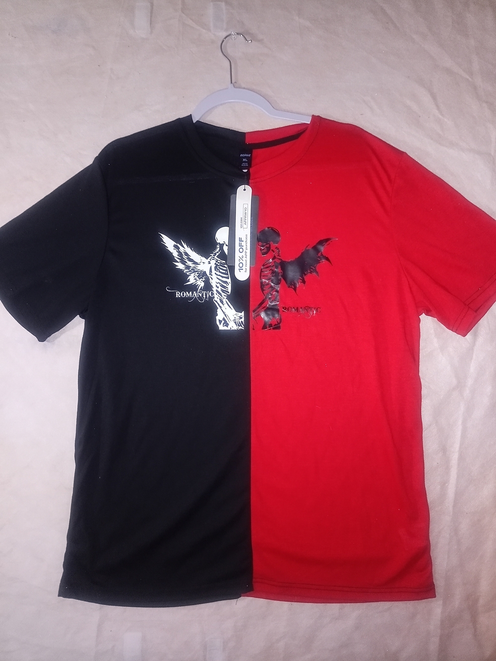 ROMWE Mens Size XL T Shirt Novelty